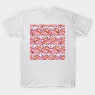 Little orange rose flowers pattern T-Shirt